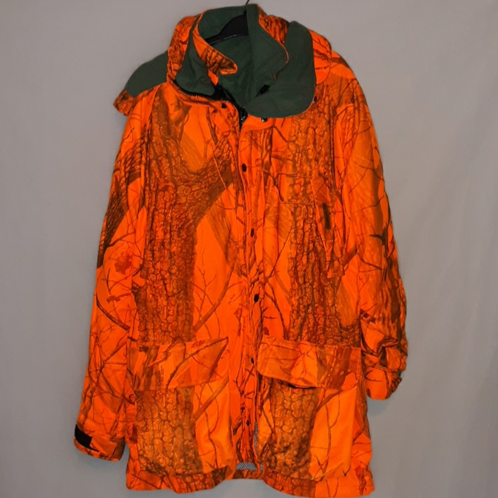 Herter's orange 2 in 1 hooded jacket